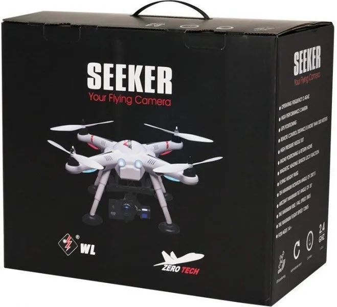 Радиоуправляемый квадрокоптер WL Toys V303 Seeker GPS FPV 2.4G- V303