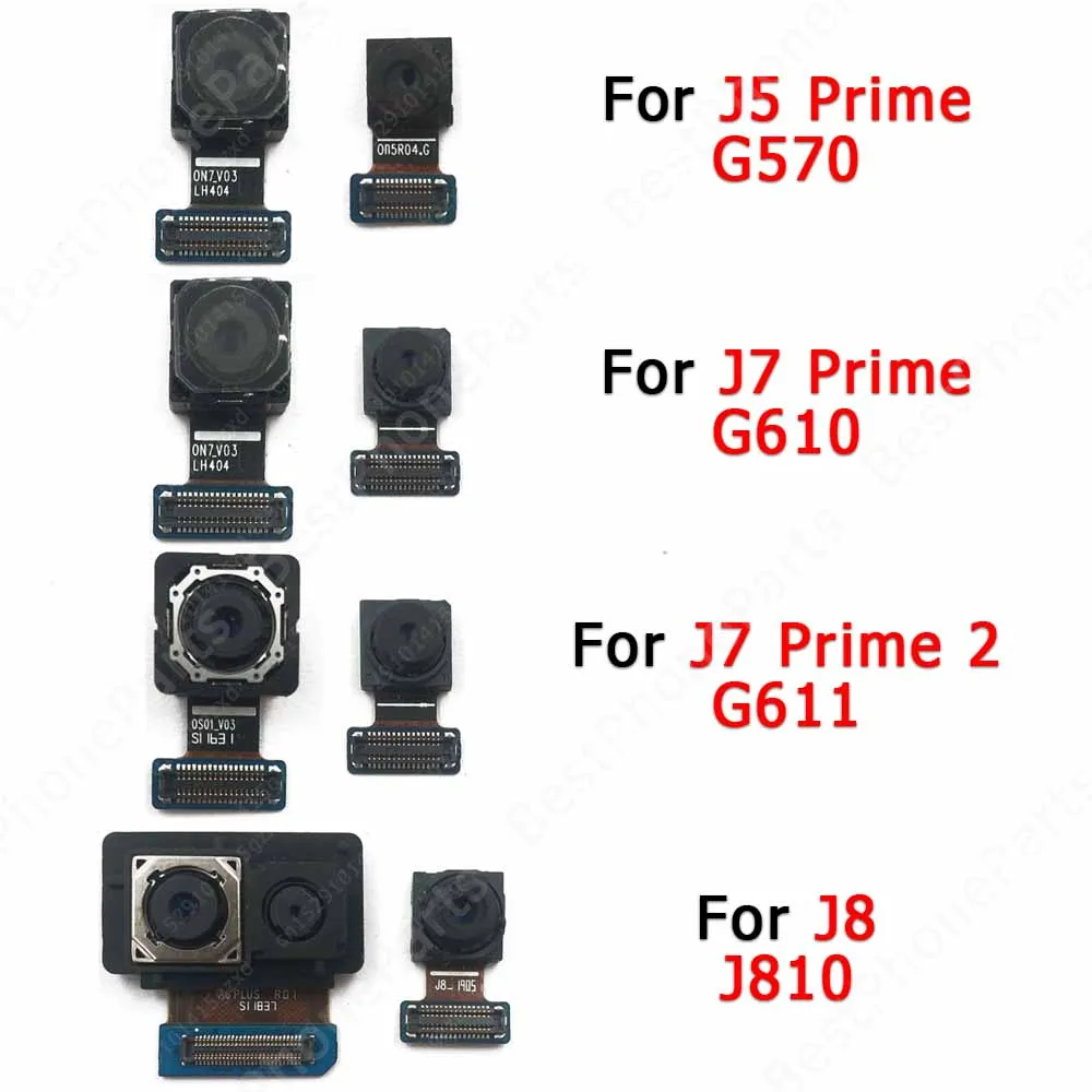 Fotocamera Anteriore Posteriore Per Samsung Galaxy J8 J810 J5 J7 Prime 2 G570 G610 G611 Modulo Fotocamera Posteriore Selfie Frontale Posteriore