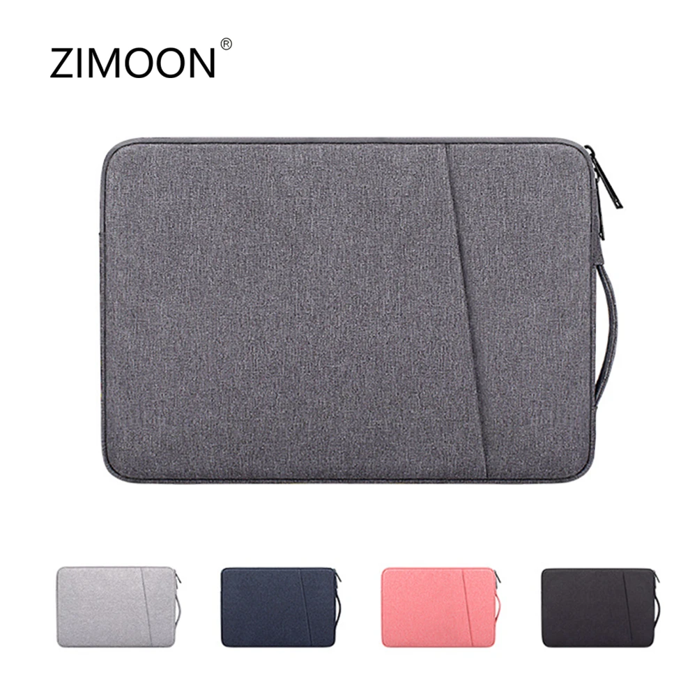 Side Carry Laptop Bolsa com Bolsa Frontal para Ipad Notebook Case Macbook Computer Handbag Sleeve Briefcase 13 14 15