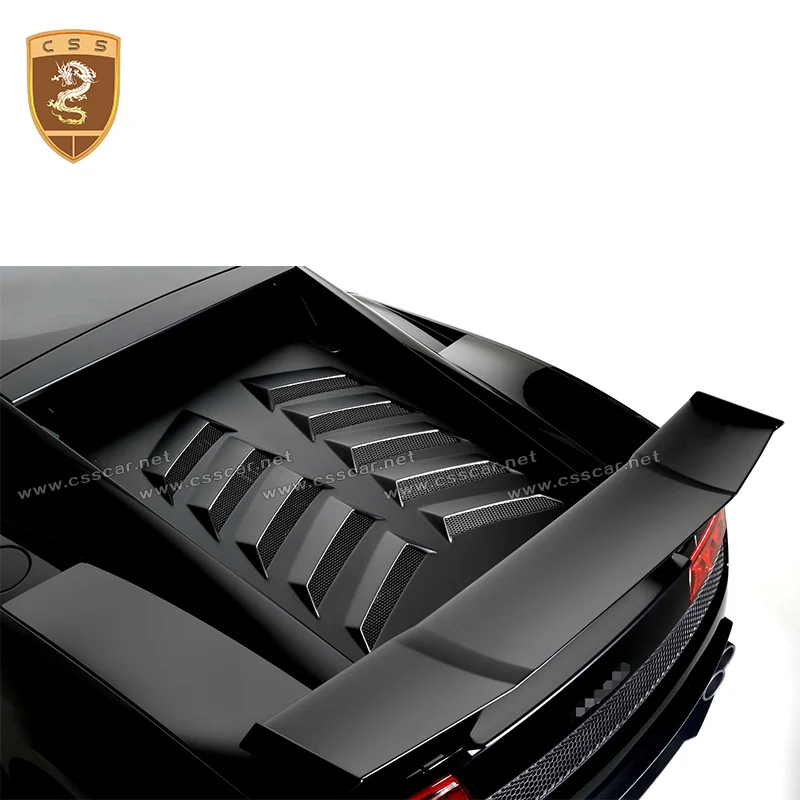 Карбоновая задняя крыша крышка капота спойлер губы крыла чехол для Lamborghini Gallardo Coupe Кабриолет LP550 LP560 LP570 2009-2013