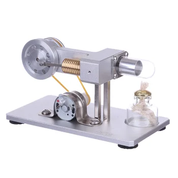 

NFSTRIKE Micro Metal Stirling Engine Model With Brass Cylinder And Aluminum Alloy Holder Drop Shipping