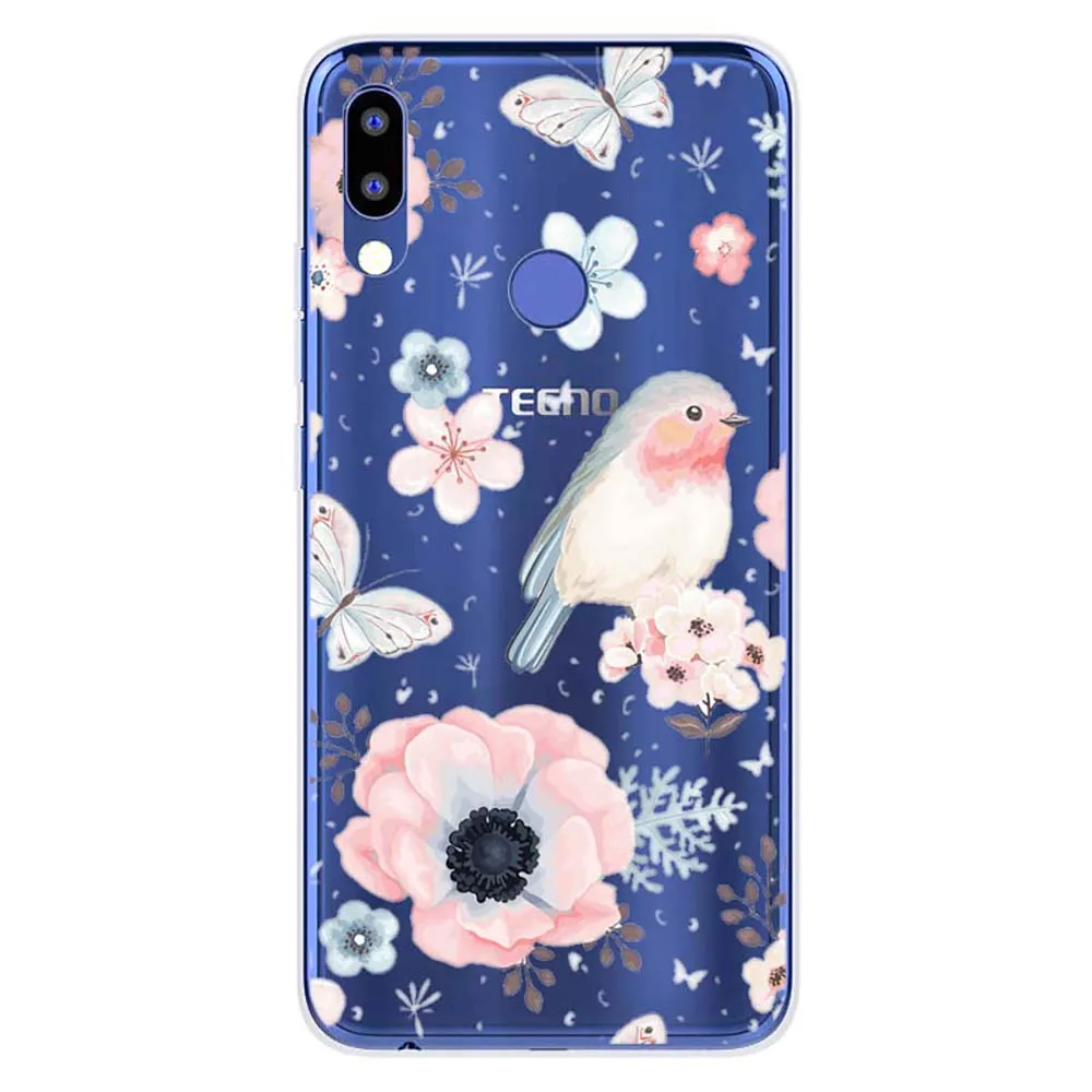 Мягкий силиконовый чехол из ТПУ для Tecno Camon 11 Camon11 PRO Чехол с принтом задняя крышка