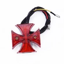 ^^Best Offers Running Motorcycle Tail Light DC 12V Dirt Bike Maltese Cross LED License ^^Best Offers Running Motorcycle Tail Light DC 12V Dirt Bike Maltese Cross LED License