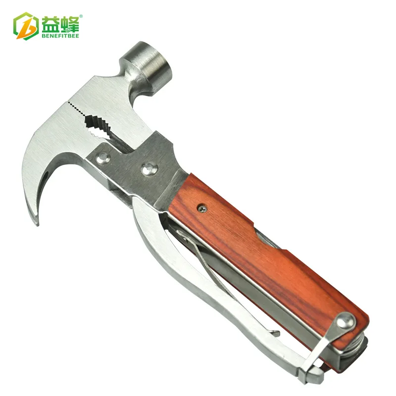Beekeeping Tools Multi-functional zu he dao Folding Stainless Steel Knife Outdoor Hardware Knife Safety Hammer Claw Hammer