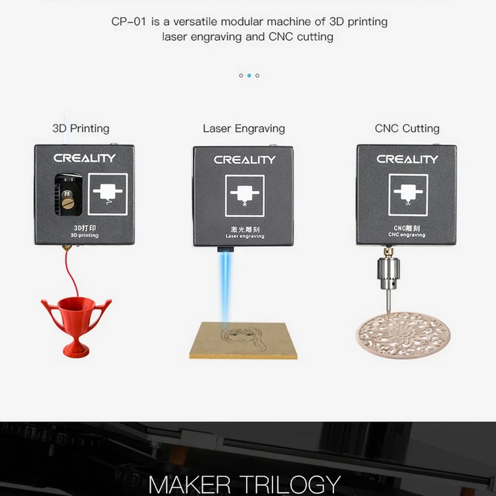 3D Ender-3/Ender-3 Pro 3d принтер гравировка самостоятельная сборка с обновлением TFT сенсорный экран 3d принтер Diy комплект УФ 3 в 1 Тип