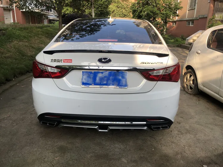 Для hyundai Sonata 2011/2012/2013/ задний спойлер бампер диффузор защитные бамперы набор бампер задний спойлер