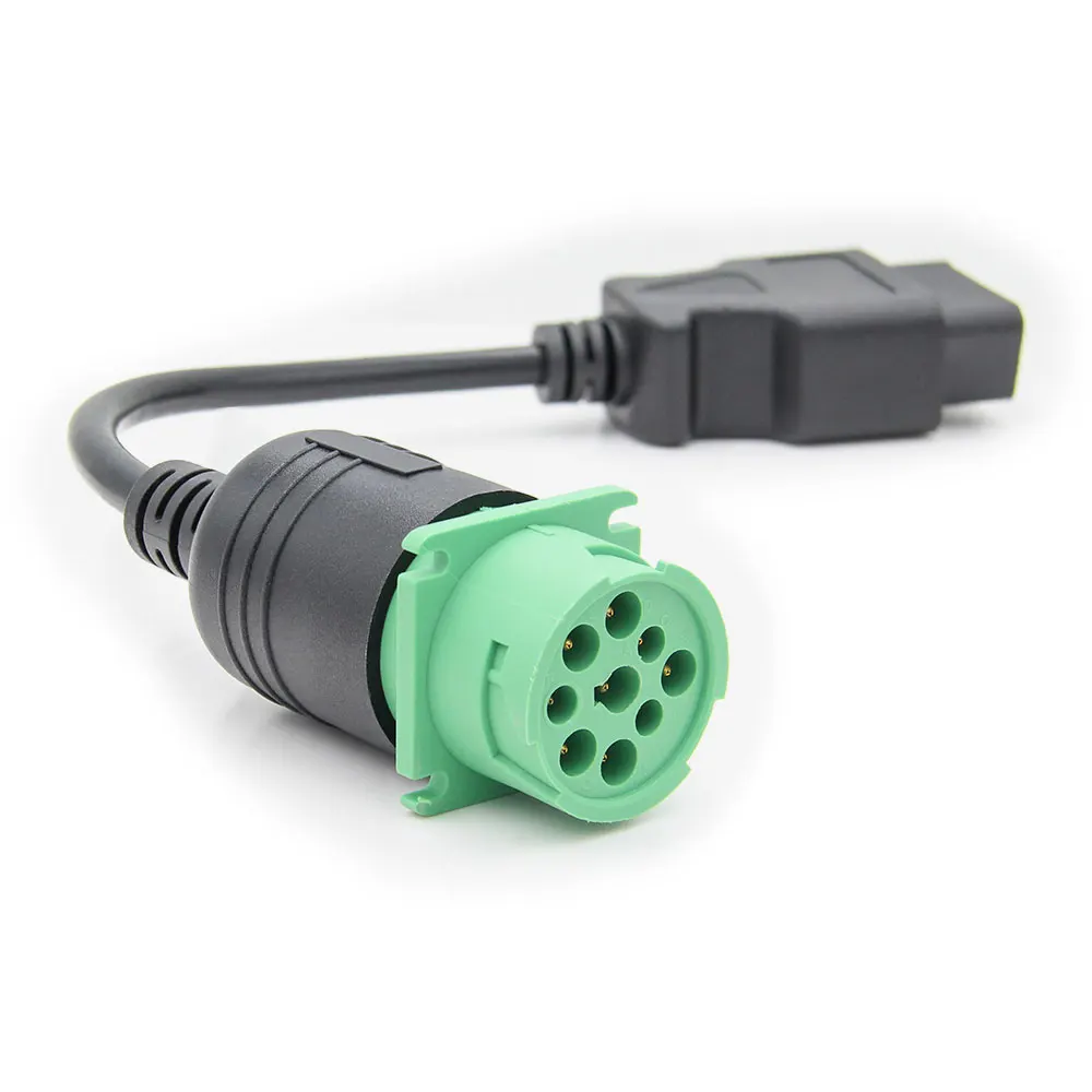 Deutsch J1939 9pin to 16pin грузовик кабель J1939 9 pin J1708 6Pin to OBDII/OBD2 16 PIN Мужской Женский Диагностический инструмент разъем