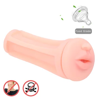 Erotic Artificial Vagina Fake Realistic Adult Products Anus Vagina Anal Mouth Sex Toys for Men Male Masturbation Cup 3