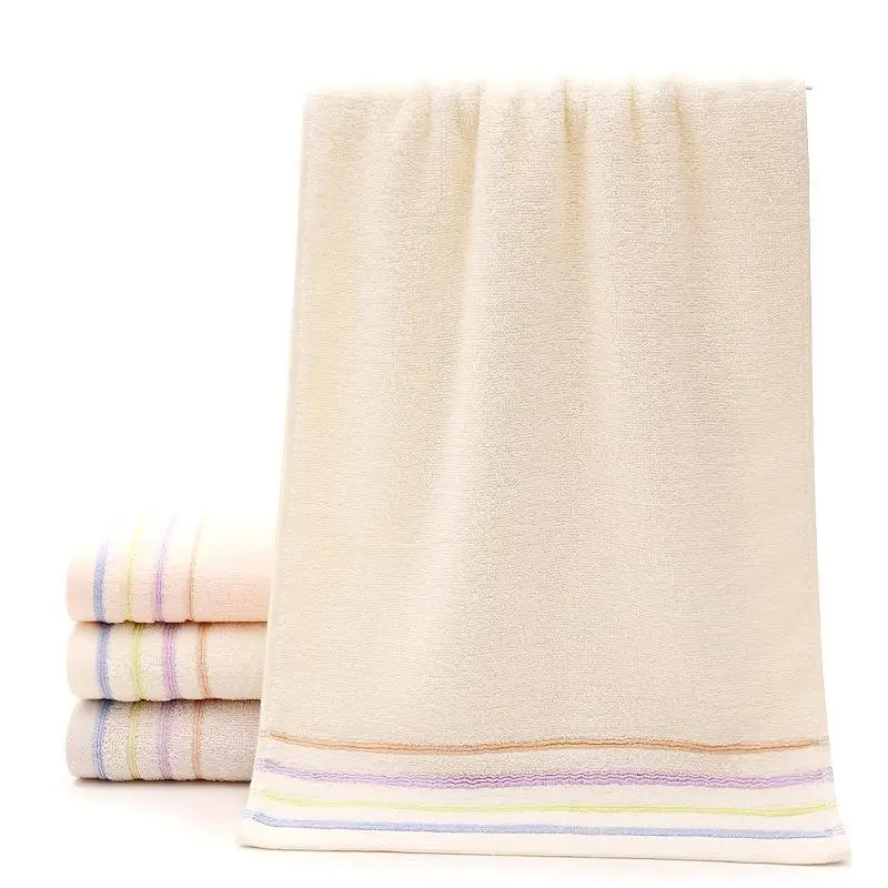 1pcs 750x350mm Cotton Soft Absorbent Towel Camping Shower Towels For Adults Face Washcloth beach+towels toalha de banho toallas