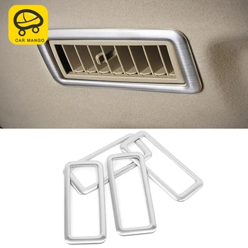 

CarManGo for Toyota Land Cruiser Prado 150 2018 2019 Car Rear A/C Air Vent Outlet Panel Cover Trim Frame Sticker Accessories