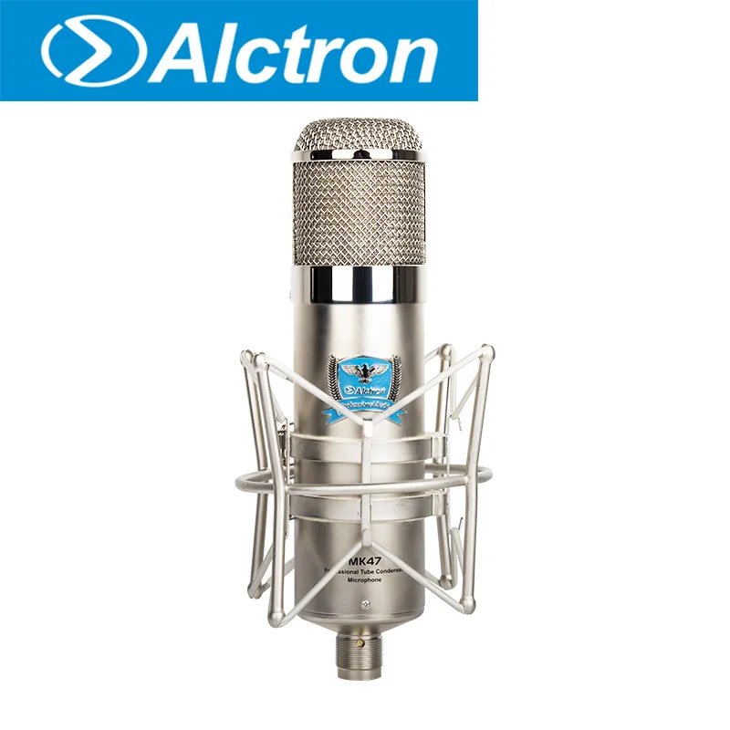 Alctron MK47 профессиональный конденсаторный Студийный микрофон с большой диафрагмой