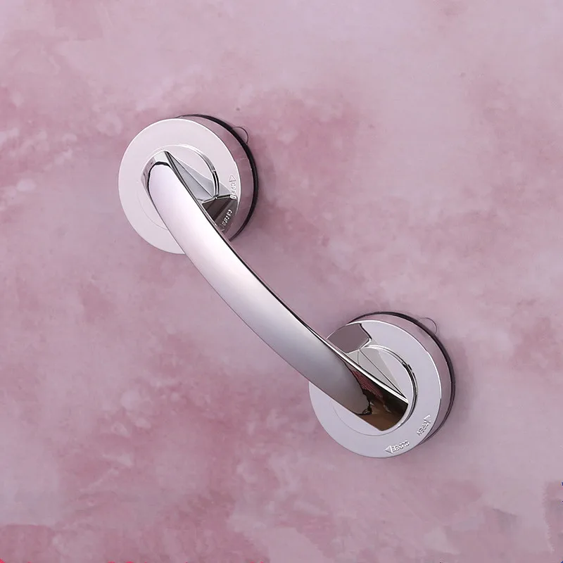 Silver-M Многофункциональные ручки на присосках, креативные пластиковые ручки на присоске, Крепкие присоски, аксессуары для ванной комнаты - Цвет: Silver-M