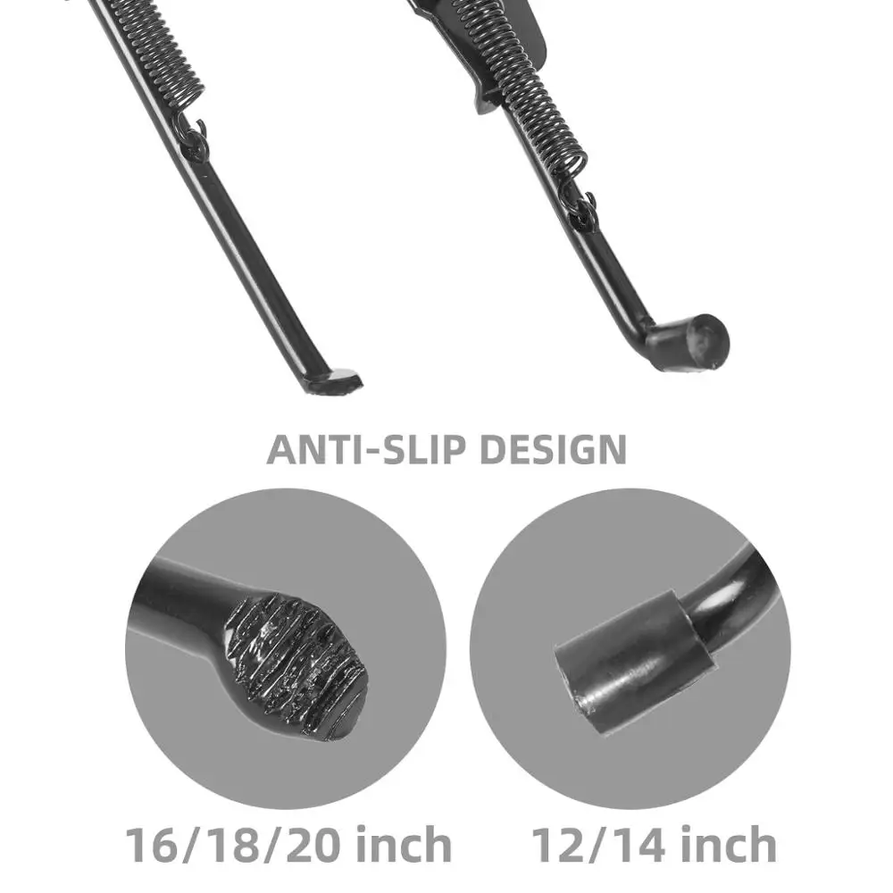 Drbike Steel Bike Kickstand for 12/1416/18/20 Inches Kid Bicycle Cycling Side Stand Bicycle Supporter Bike Accessories Bicicleta