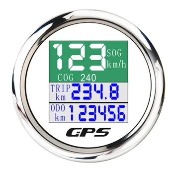 

Digital GPS Speedometer Gauge 52mm TFT Screen Odometer Trip 9-32V With GPS Antenna COG Voltmeter For Car Boat Motorcycle