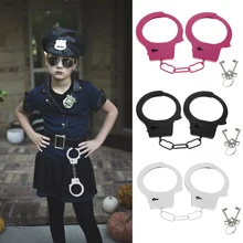 Menottes de fête pour enfants, jouets de fête, Costume de Police, Cosplay, accessoires, nouvelle collection