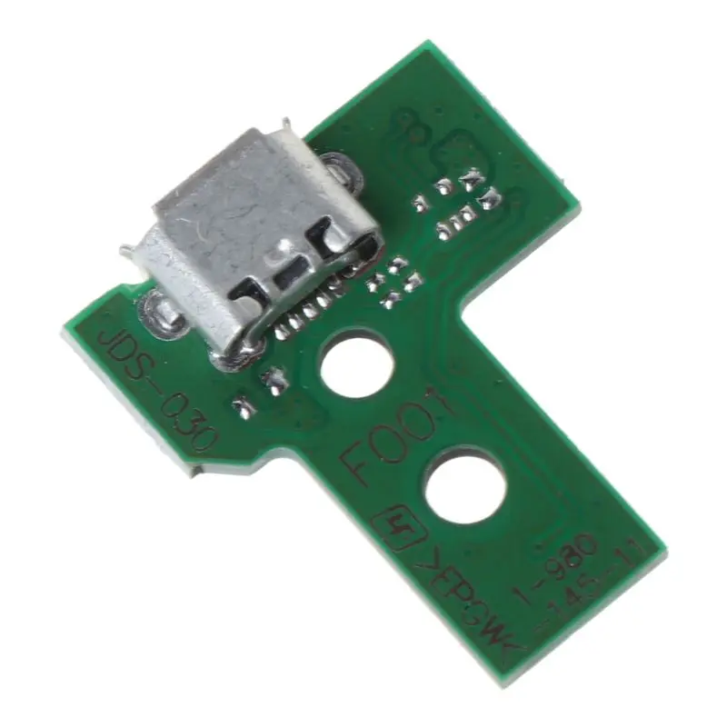 USB плата с зарядным портом, украшенное мозаикой из драгоценных камней, 12 контактный гибкий кабель для JDS-030 PS4 контроллер
