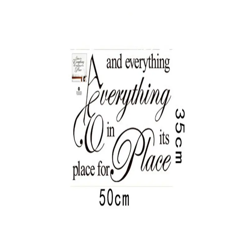 Encouragement by placing English letters on the walls of bedroom study