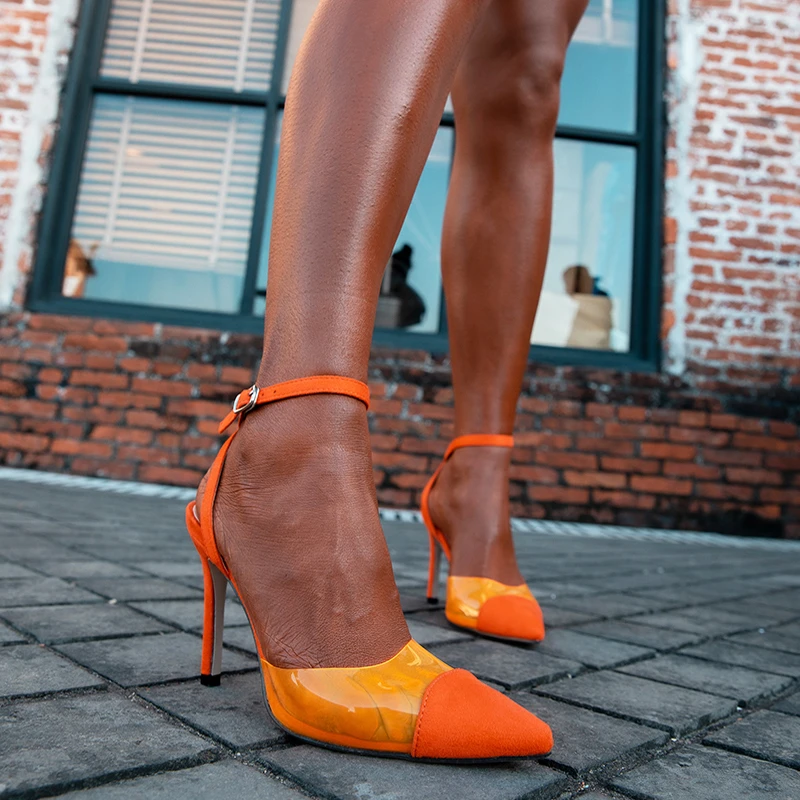 Sexy orange heels Clearance