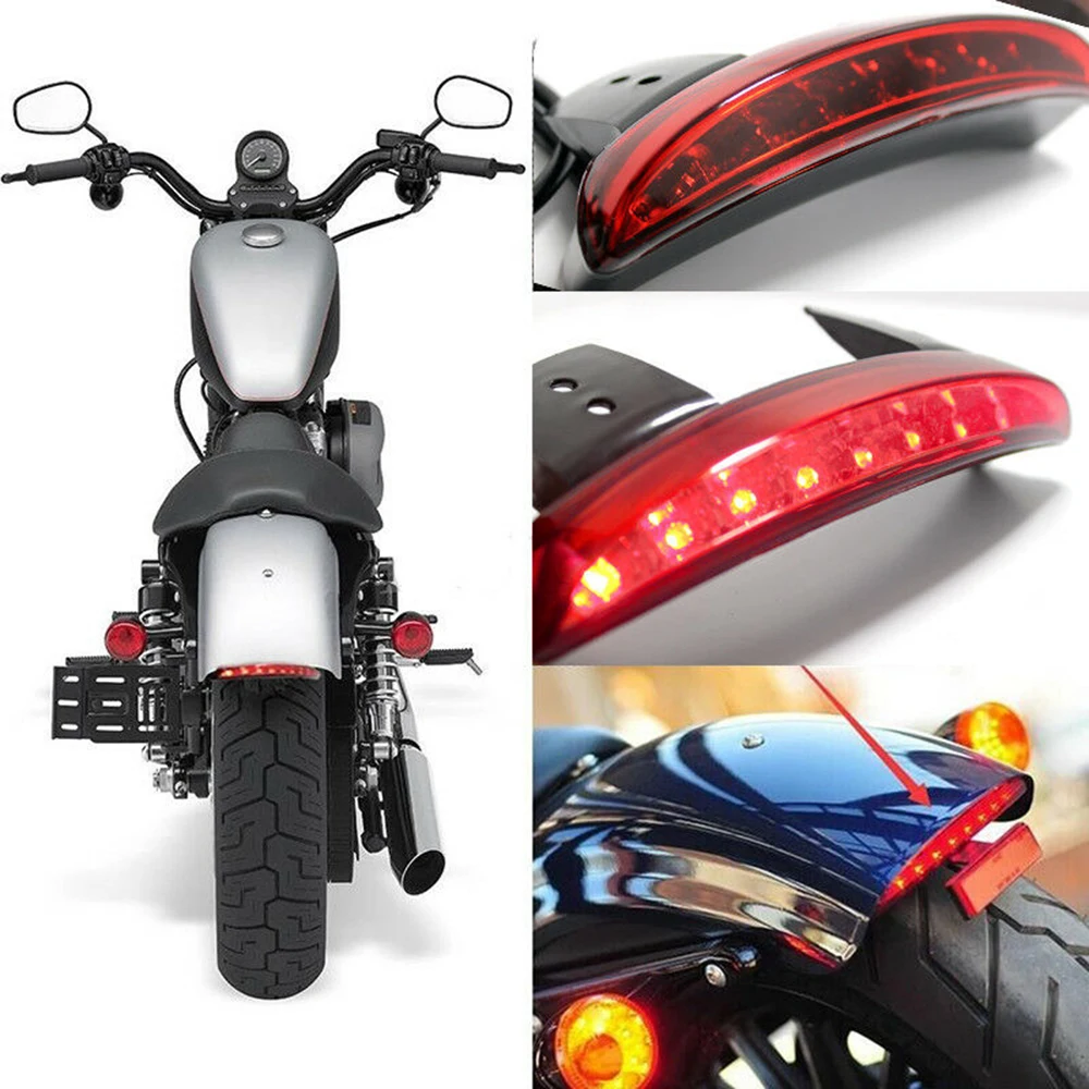 1 шт. светодиодный фонарь светильник тормозной изменение заднее крыло для Harley XL883/1200 Аксессуары для мотоциклов остановить крепление лампы