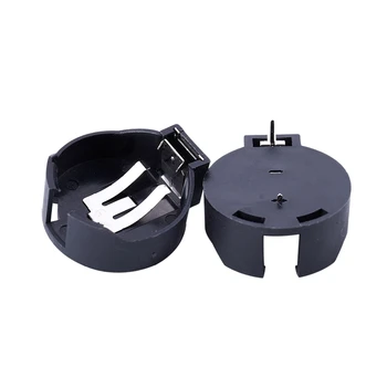 

2pcs Coins Button Battery Holder Plug for CR2477 LIR2477 Black