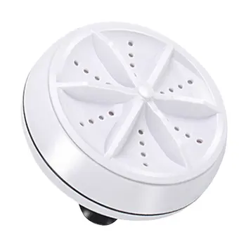 

Mini Ultrasonic Washing Machine Portable Turbo Personal Rotating Washer Convenient Travel Home Business Travel USB