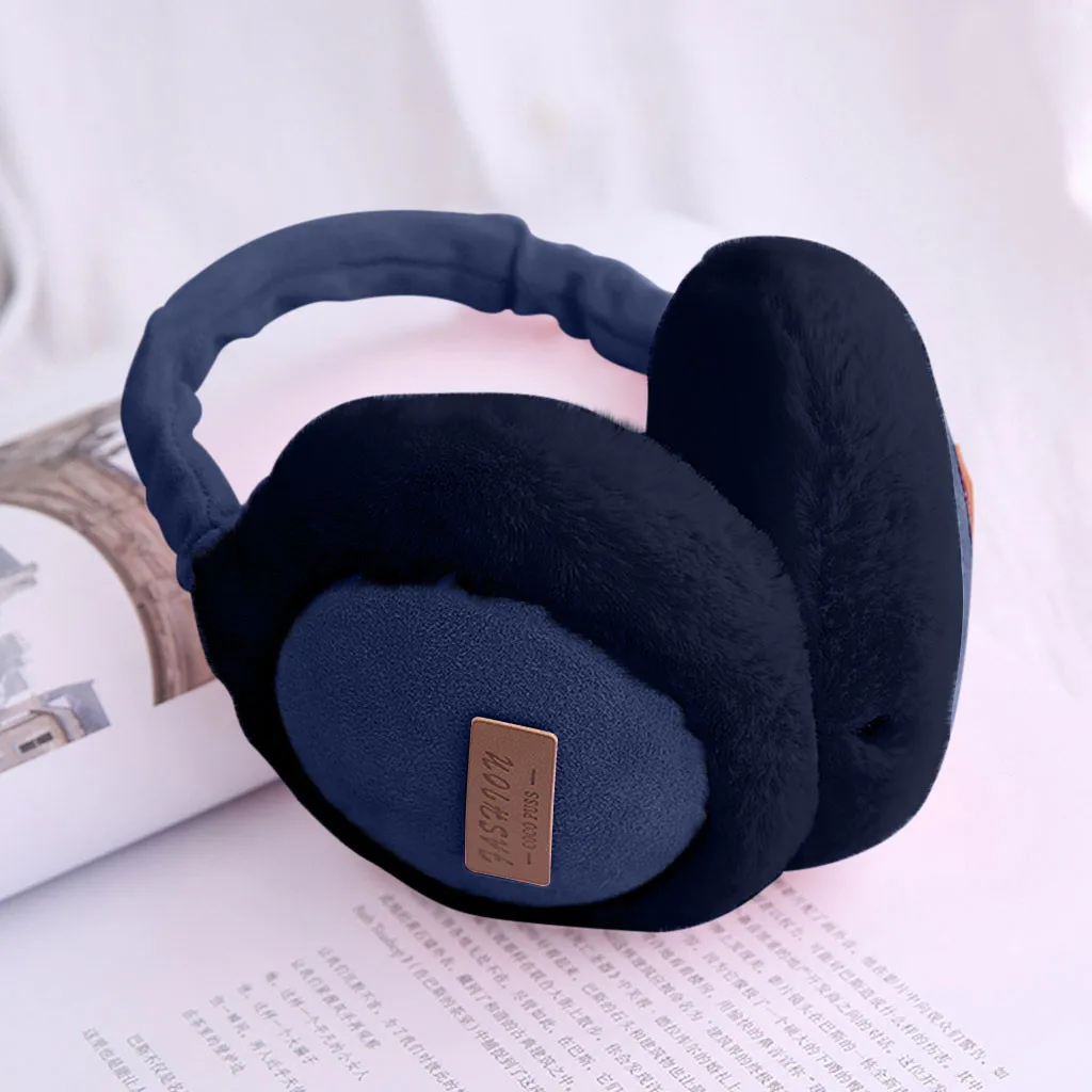 Для девочек и мальчиков, сезон зима Bluetooth наушники теплые наушники защитные наушники для прослушивания музыки смарт-носить наушники nauszniki# y2 - Цвет: charged E