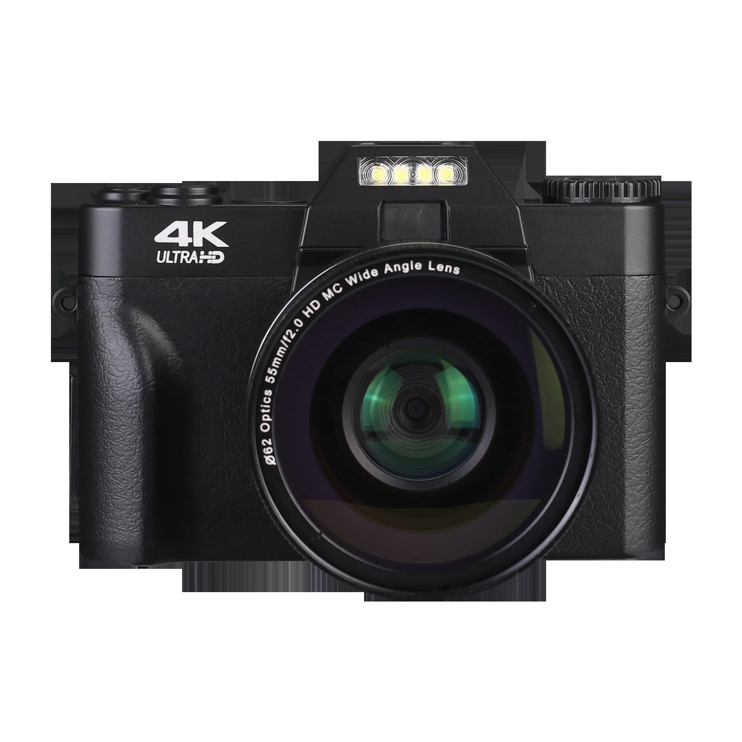 Camaras de video digital ELRVIKECS cámara Digital 2021 4K HD 16X, Micro individual Retro con WiFi, cámara Digital profesional, Vlog, lente externa - Imagen 4