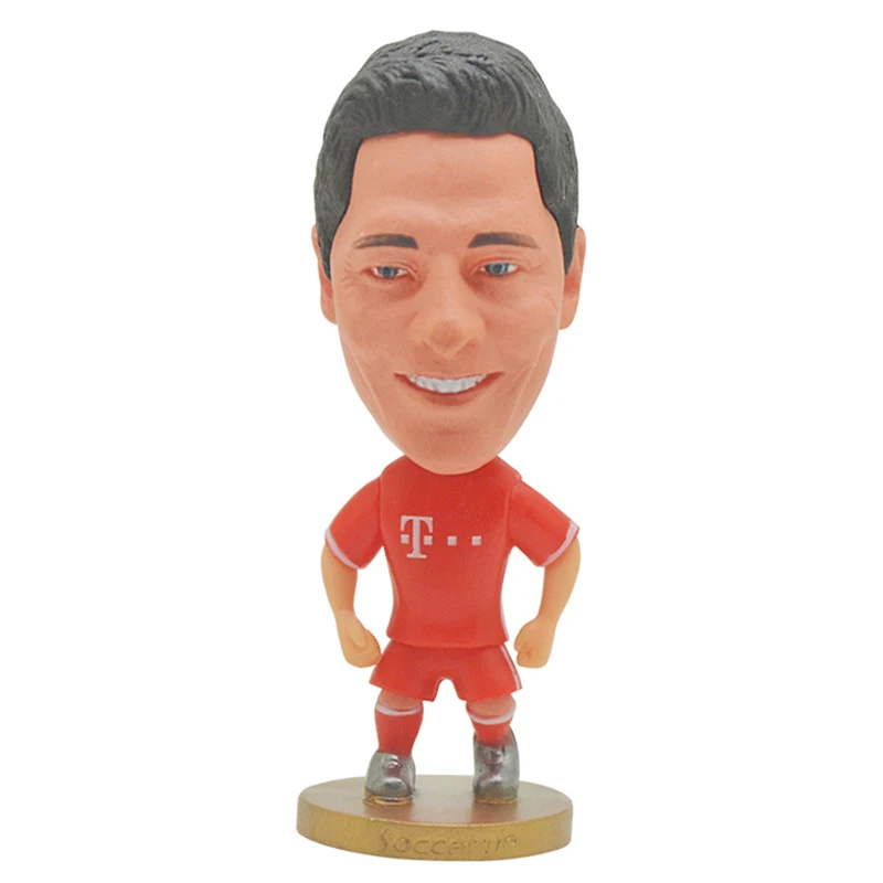 Soccerwe 6.5cm Height Dolls 2020 Soccer Club Player LEWANDOWSKI Action Figure MULLER PVC Highlight Toys Fans Souvenir | Игрушки и хобби