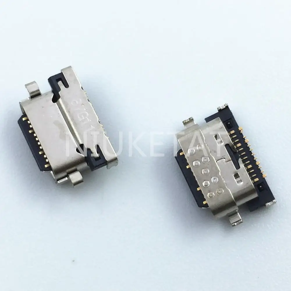 10pcs Micro USB 12Pin Jack Connector socket Data charging port tail plug For Motorola Moto Z3 Play Z3PLAY type C Service parts