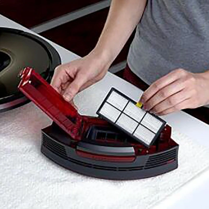 12 пакет hepa фильтр, фильтры Замена для Irobot Roomba 800 серии 870 880 Роботизированные Вакуумные части