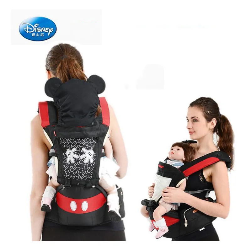 

Disney Baby Back Baby With Three-In-One Waist Stool Baby Multi-Function Breathable Front Hug Child Sitting Stool Baby Assistant