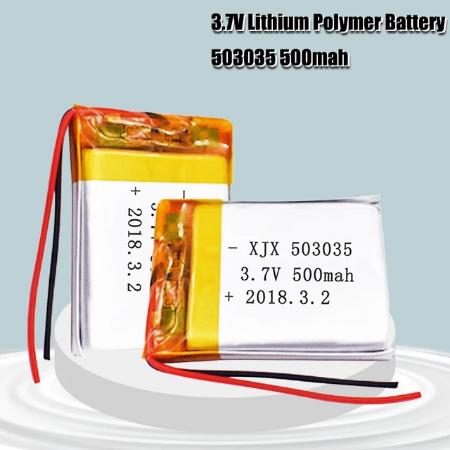 Lithium Ion Polymer Battery - 3.7v 500mAh