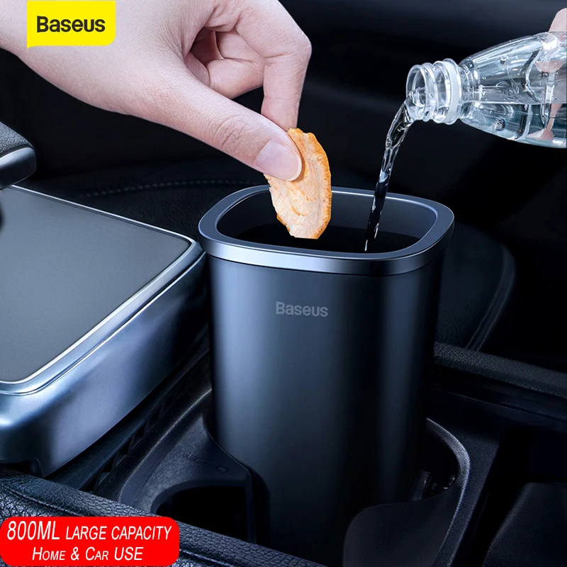 

Baseus Car Trash Can Organizer Garbage Holder Car Trash Bin Car Dustbin Waste Rubbish Basket Bin Organizer Storage Holder Bag