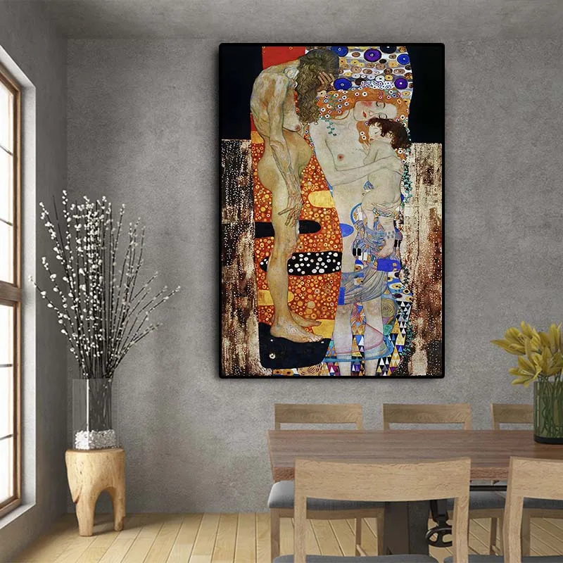 Постеры Gustav Klimt с изображением трех женщин возраста картины постеры принты