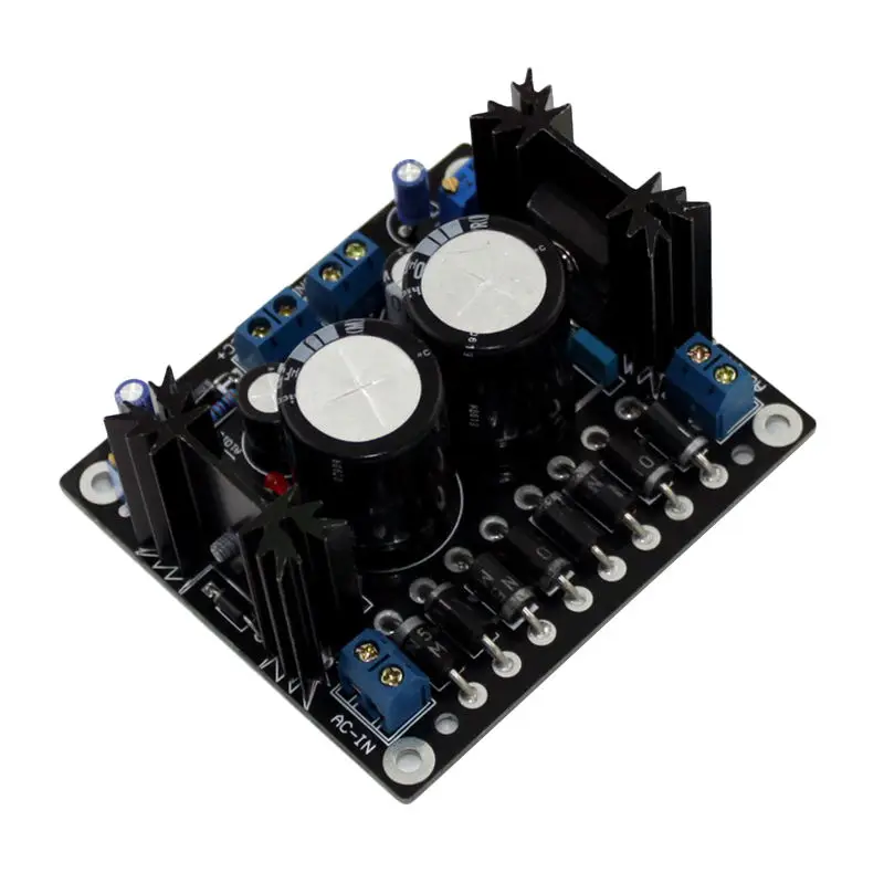 FULL-Lt1083Cp мощность Регулируемый блок питания Hifi Двойной линейный выход мощности переменного тока 0-34 в из постоянного тока 0-48 В