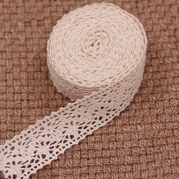 

10 Yards Cotton Crochet Lace Trim Trimming Wedding Ribbon Bridal Ribbon Crafts Handcrafts Sewing Home Textiles FL21
