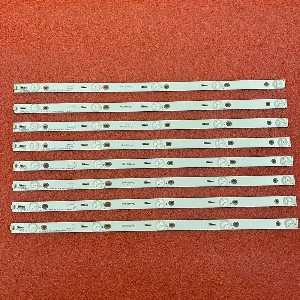 8 шт./компл. светодиодный фонарь для TCL 50FS3800 50D2720 LVF500AUOY Thomson 50FA3213 TOT_50D2700 50HR330M05A0 V2 4C