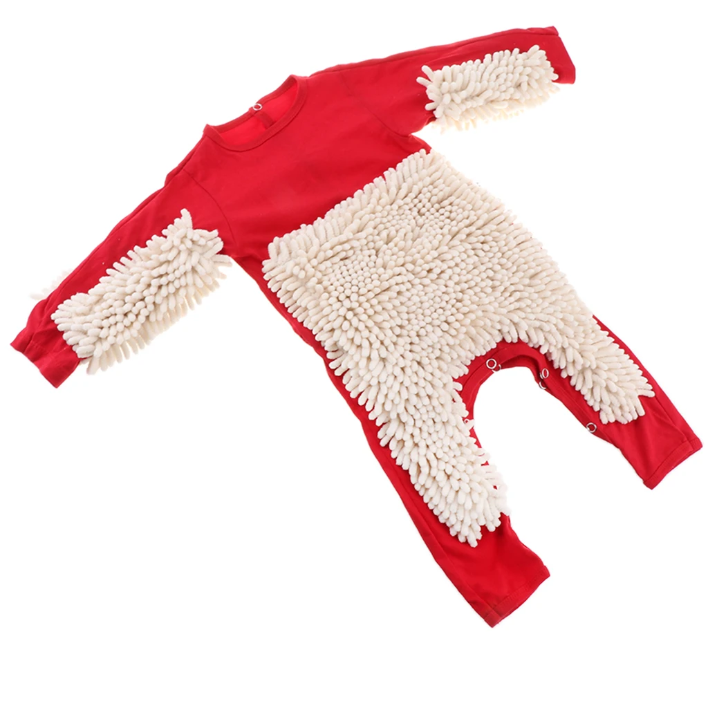 90cm Red Beige Детский комбинезон; Одежда для новорожденных; комбинезон для ползания; Детский комбинезон для уборки; костюм с длинными рукавами; одежда для альпинизма - Цвет: 90cm Red Beige