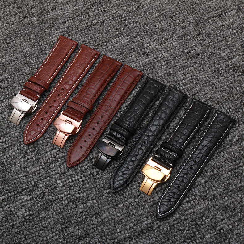 

Crocodile Leather wan lian Applicable Omega Vacheron Constantin Jaeger LeCoultre Universal Longines Genuine Leather Watch Band