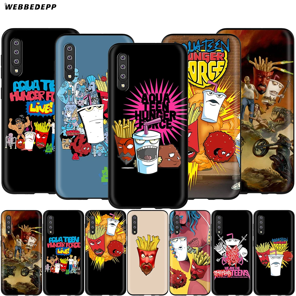 Webbedepp Aqua Teen Hunger Force чехол для Samsung Галактики S7 S8 S9 S10 Edge Plus Note 10 8 9 A10 A20 A30 A40 A50 A60 A70 |