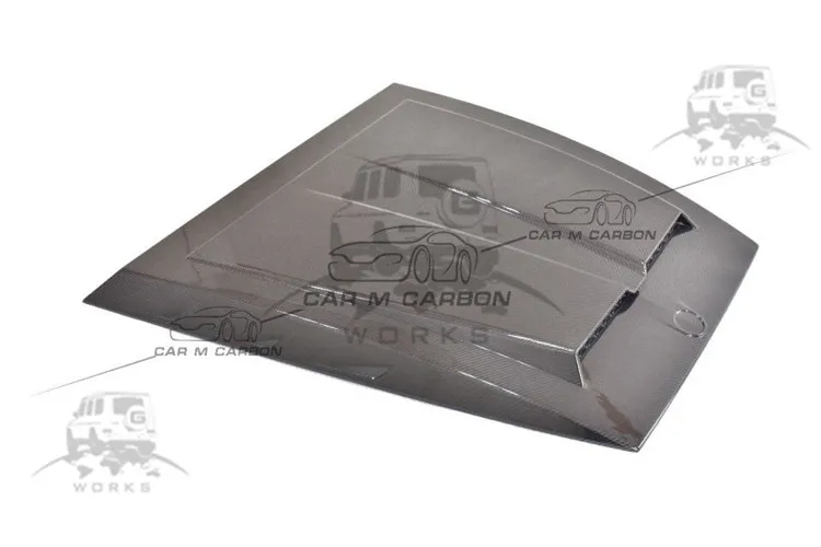 2018 2019 year W464 carbon fiber B style hood cover fit for G class G63 G550 G500 G55 hood bonnet (1)