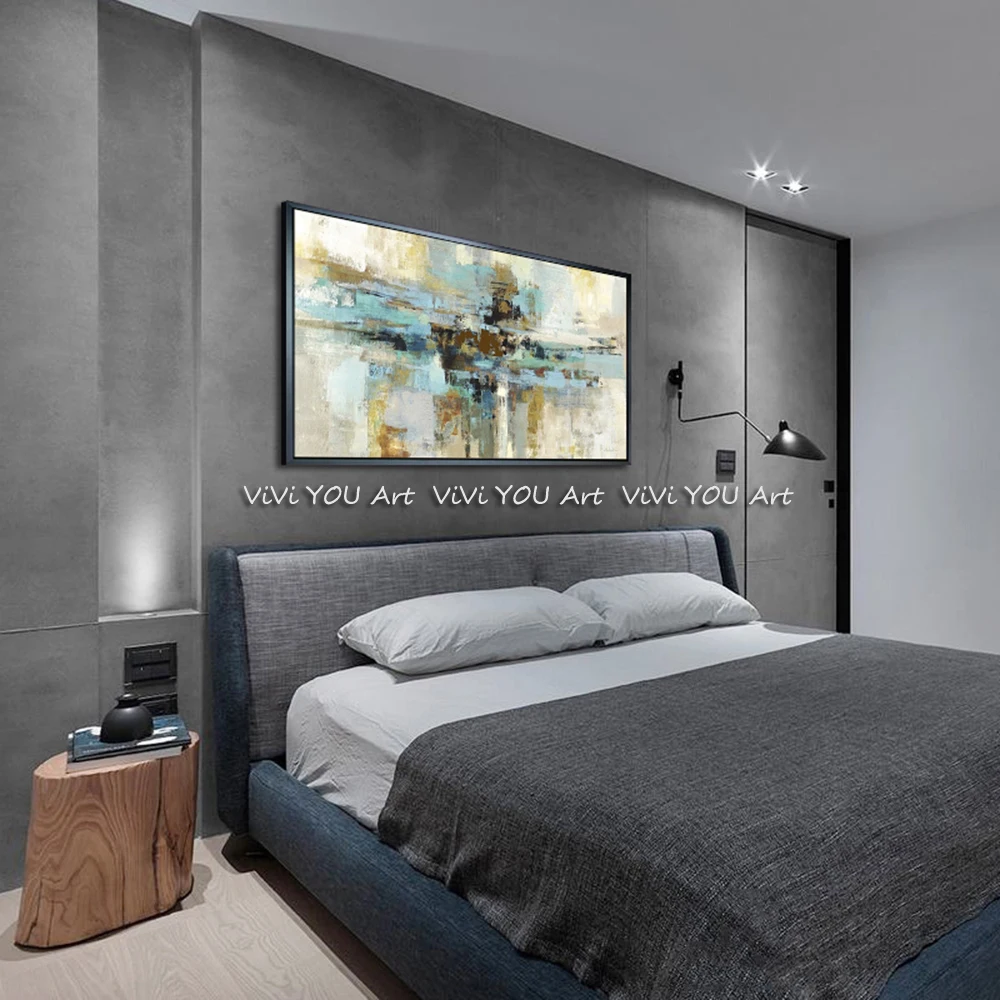 CHENFART-Nordic-Posters-Canvas-Paintings-Wall-Art-Prints-Blue-Abstract-Oil-Painting-Wall-Pictures-For-Living (3)