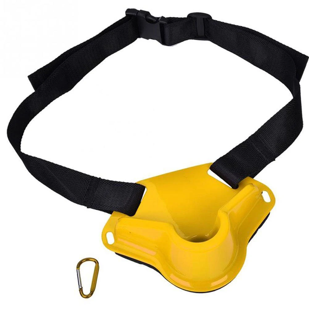 

Sea Outdoor Adjustable Belt Rock Boat ABS Sponge Tackle Fishing Rod Holder Jigging Pole Lightweight Stand Waist Support