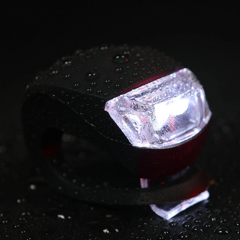 Flash Deal Waterproof Bicycle Head Light Front Rear Wheel Light LED Flash Safety Light Silicone Cycling Lamp Bike Accessories 15
