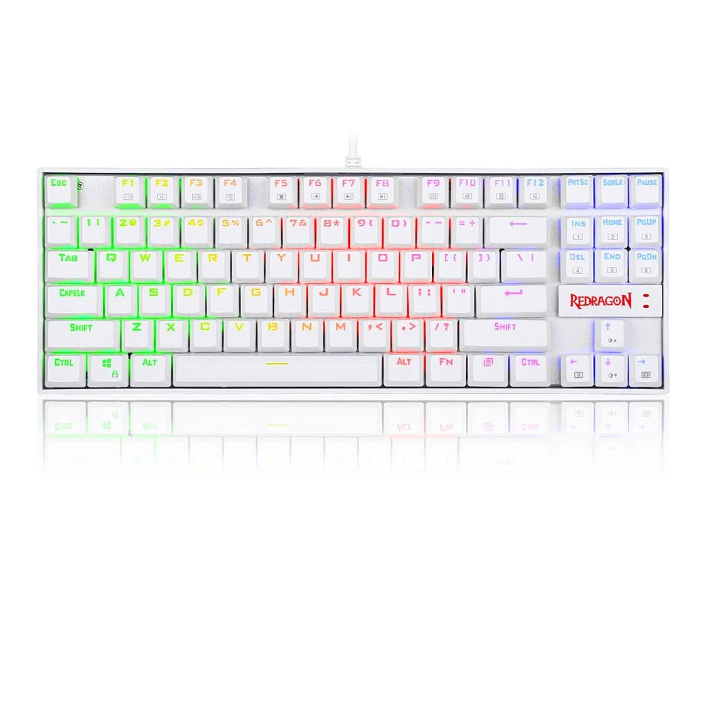 Redragon K552 Mechanical Gaming Keyboard 60% Compact 87 Key Kumara Wired  Cherry Mx Blue Switches Equivalent For Windows Pc Gamer - Keyboards -  AliExpress