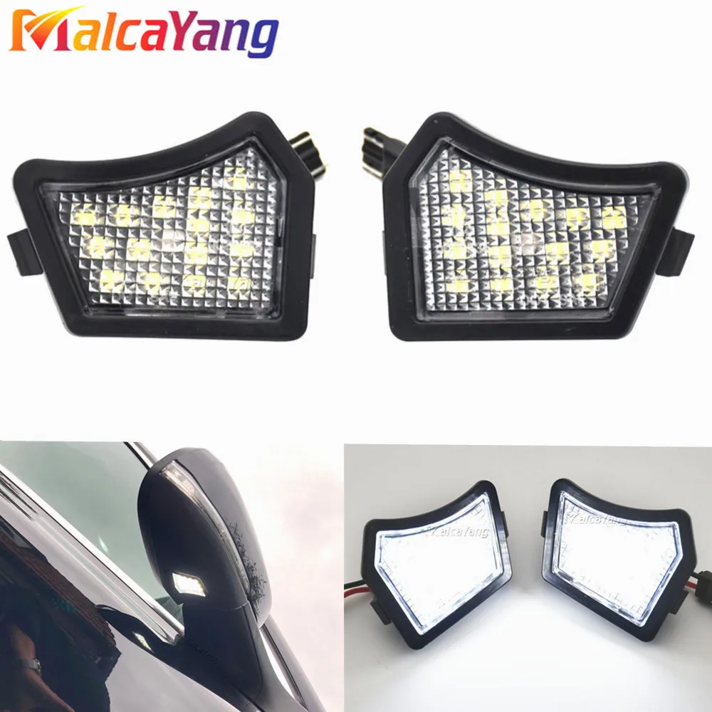 LED Side Mirror Puddle Lights For Volvo V40 V50 V60 V70 MK3 C70 MK2