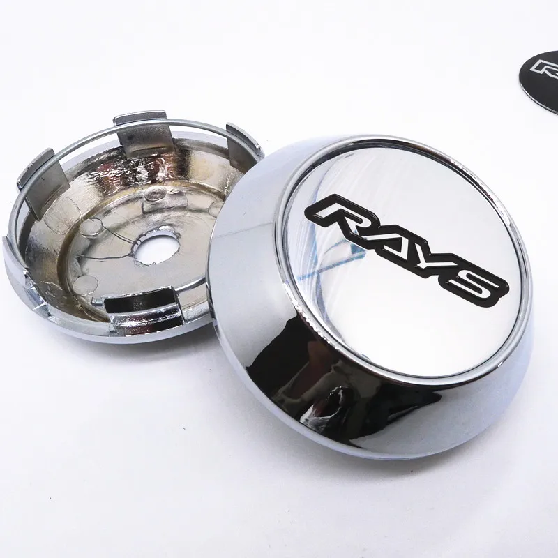 4pcs 68mm 62mm For Rays Racing Wheel Center Hub Cap Caps Car Styling VOLK CE28 TE37 Tokyo Rims Cover Logo Emblem Badge