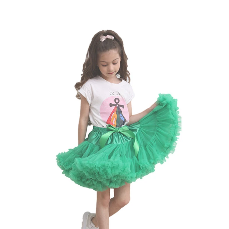 Dress Lolita Skirt Support Wild lolita Boneless Skirt Rainbow Cloud Children's Women Swing Half Body Loli Short Support