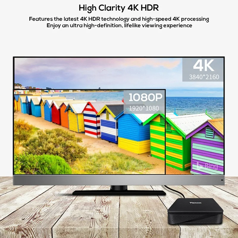TX85 мини-ПК 1080P HD Windows 10 для Intel Atom X5-Z8350 ТВ-приставка 4G 64G памяти 2,4G+ 5,8G двойная Wifi приставка для Xiaomi Android