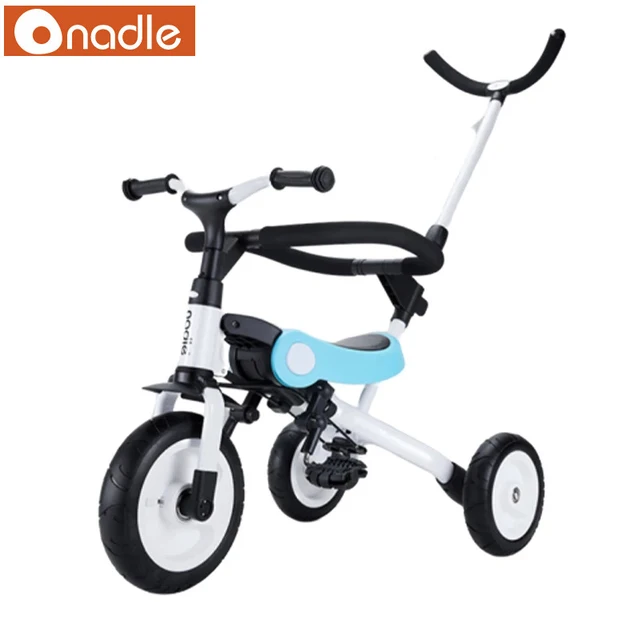 Nadle Children's tricycle Foldable bicycle Ride. Slide 3 in 1 2-3-6 years old. Baby balance bike trolley Free shipping 1